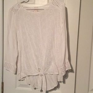 Chico’s Size 2 White Blouse